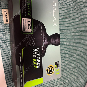 GALAX 지포스 GTX1060 6GB 판매합니다.