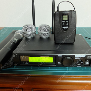 슈어(Shure) 무선마이크 세트 (ULXP4, 벨트펙, SM58무선, 인이어마이크)