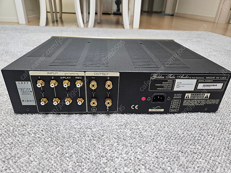 진공관 인티앰프(golden tube audio si-50) 이미지