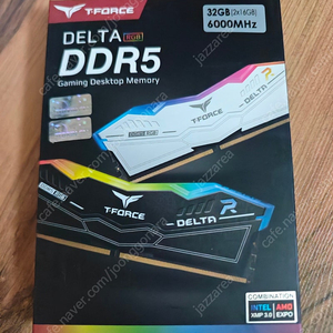 TeamGroup T-Force DDR5-6000 CL38 DELTA RGB 화이트 서린 32GB (16Gx2)