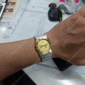 OMEGA 정품 18K 콤비 컨스틸레이션 33mm