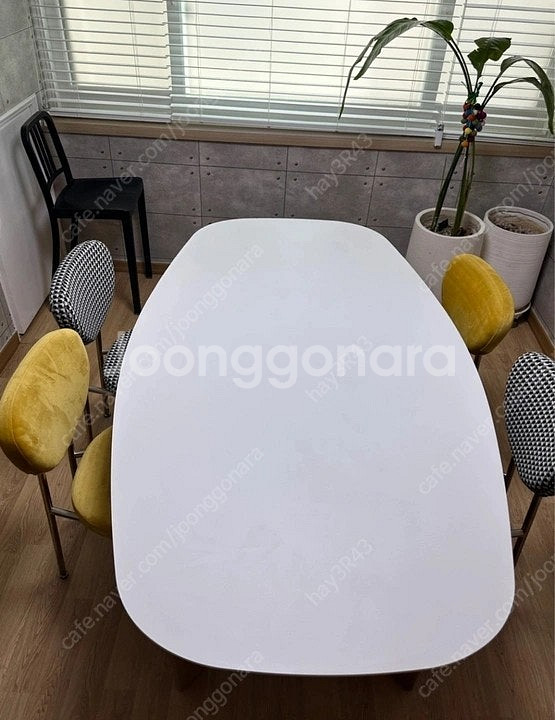 프리츠한센 아날로그 테이블 식탁 의자포함 판매--0