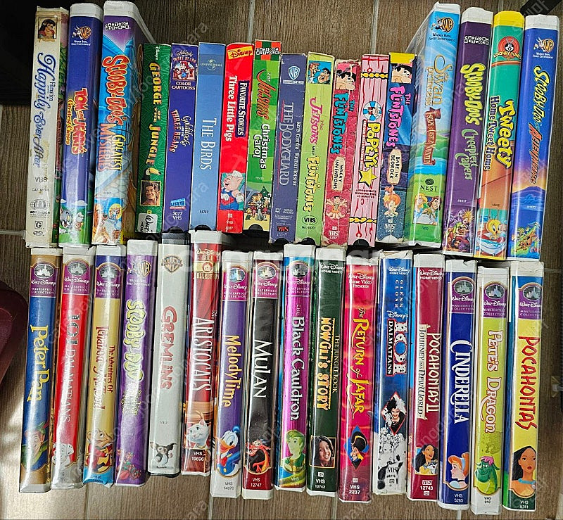 디즈니 VHS 영화 및 애니메이션 컬렉션 판매합니다.--3