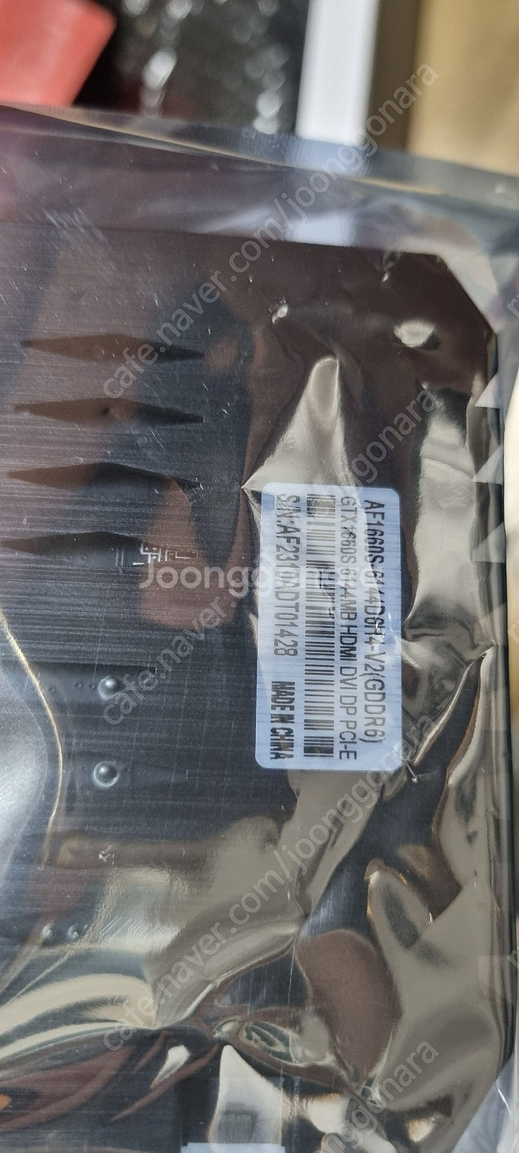 AFox1660super 6gb 무상 보증 내년까지--1