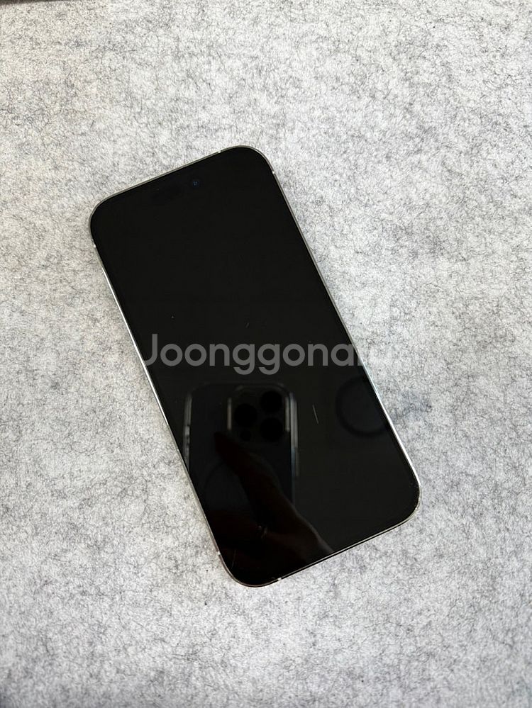 (자급제) 아이폰14프로 화이트 128G 미파손 찍힘없...--2