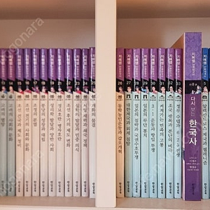한얼교육 지혜샘 만화 세계사 한국사총75권 (거의새것)