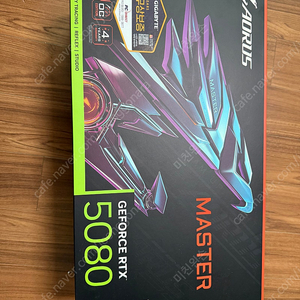 Gigabyte aorus master 5080 판매합니다.
