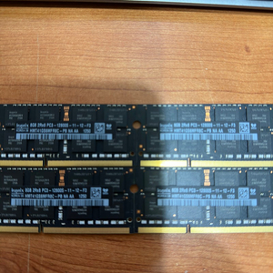 노트북용 램 메모리 ddr3 12800s 8g 4장