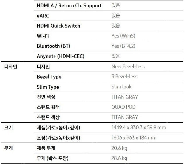 삼성 65인치 TV 4K 스마트 사이니지 LH65BET...--2