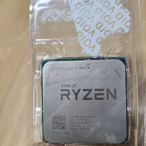 Ryzen7 1800x 8코어16쓰레드 CPU 단품 팝니다(택포)