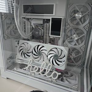 7800X3D RTX 4090 기가바이트 에어로 포함된 데스크탑 본체 팝니다. (gigabyte aero 4090)