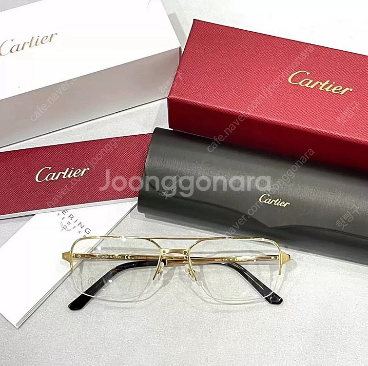까르띠에 안경 ct0308o 투브릿지 금테 판매합니다....--0