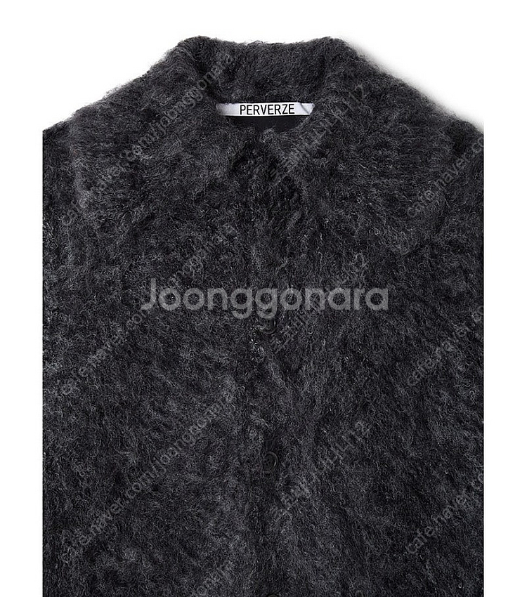 퍼버즈 모헤어 테디 가디건--5