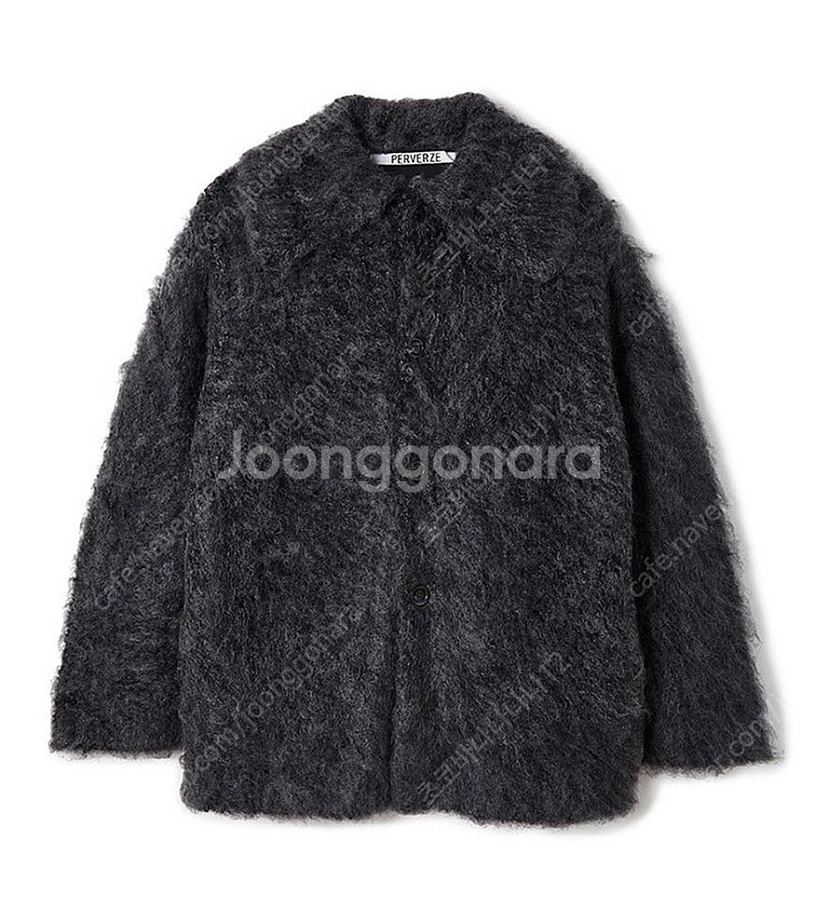 퍼버즈 모헤어 테디 가디건--6