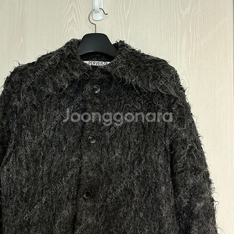 퍼버즈 모헤어 테디 가디건--7