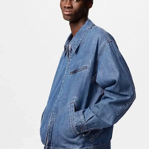 유니클로 데님 블루종 XL
