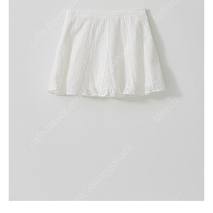 타낫 T/T Split line skirt (white)