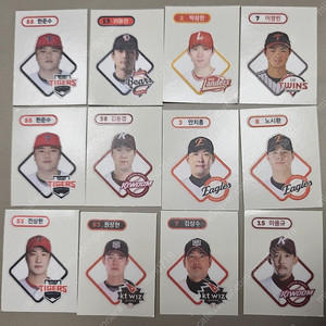 KBO 크보빵 띠부씰 판매해요(교환은 삼성 선수들만 가능)
