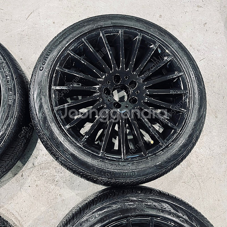[ 벤츠 ] S350 블랙 19인치 마차 휠 타이어 조...--4