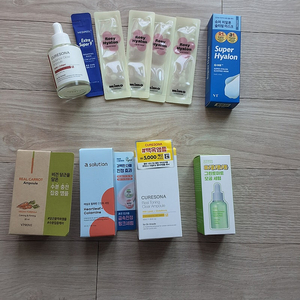 다이소 큐어소나 글로우 앰플 리얼토닝 앰플 에이솔루션 어성초 진정세럼