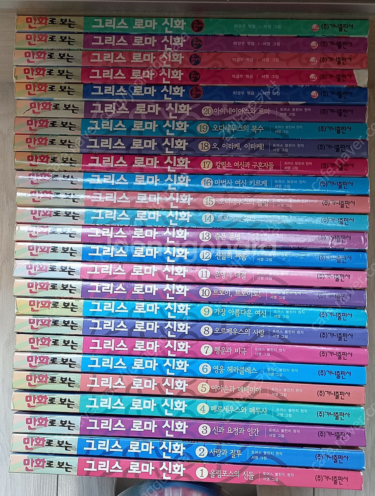 만화로 보는 그리스 로마 신화 전20권 + 특별판 5권--0