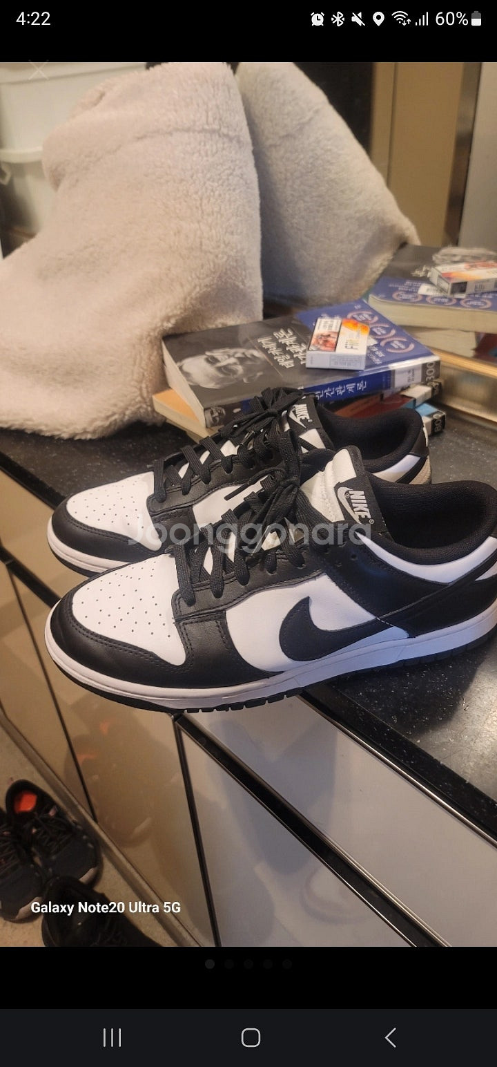 범고래 나이키 덩크 로우(280) 한번신은거 크림구막--2