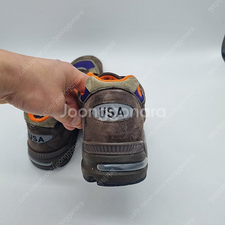 뉴발란스 990v2 메이드 인 USA 브라운 퍼플 남성...--7