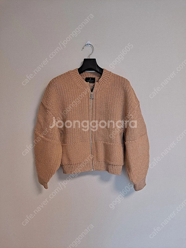 랑방 볼륨소매 글리터 가디건 55~66--1