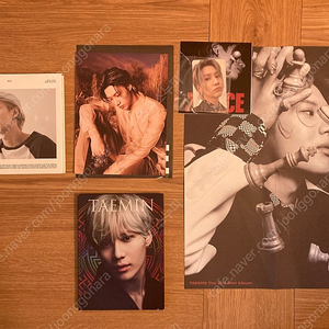 태민 에이스 화이트 & 사요나라히토리 일본 미니 1집 & 어드바이스 부록