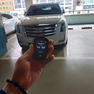캐딜락 20년식 스마트키 LCD 커스텀 완료 상태 최상
