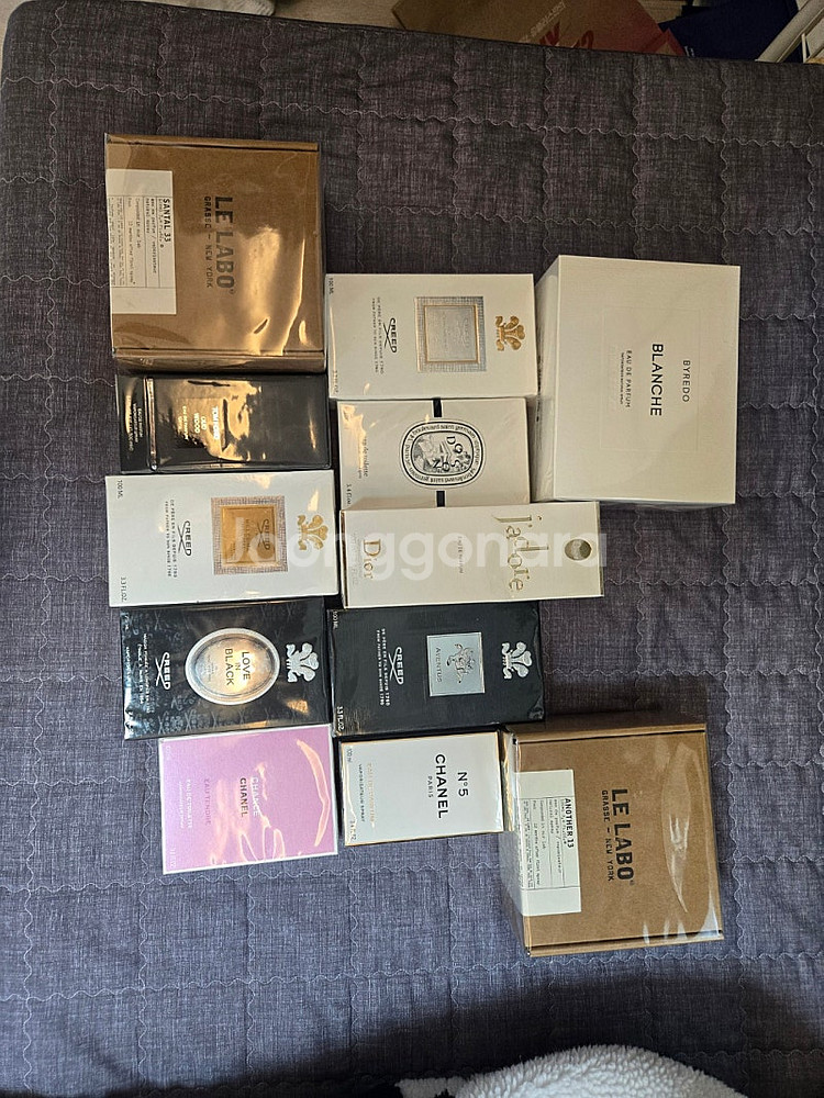 소장용 모아놨던 명품향수 정리 (디올,샤넬,크리드,르라...--0
