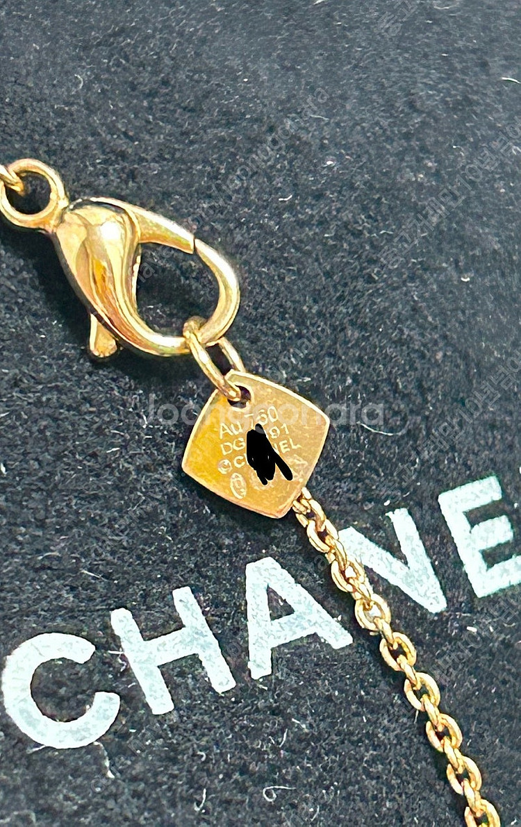 샤넬 코코크러쉬 네크리스 베이지골드 J12306--4