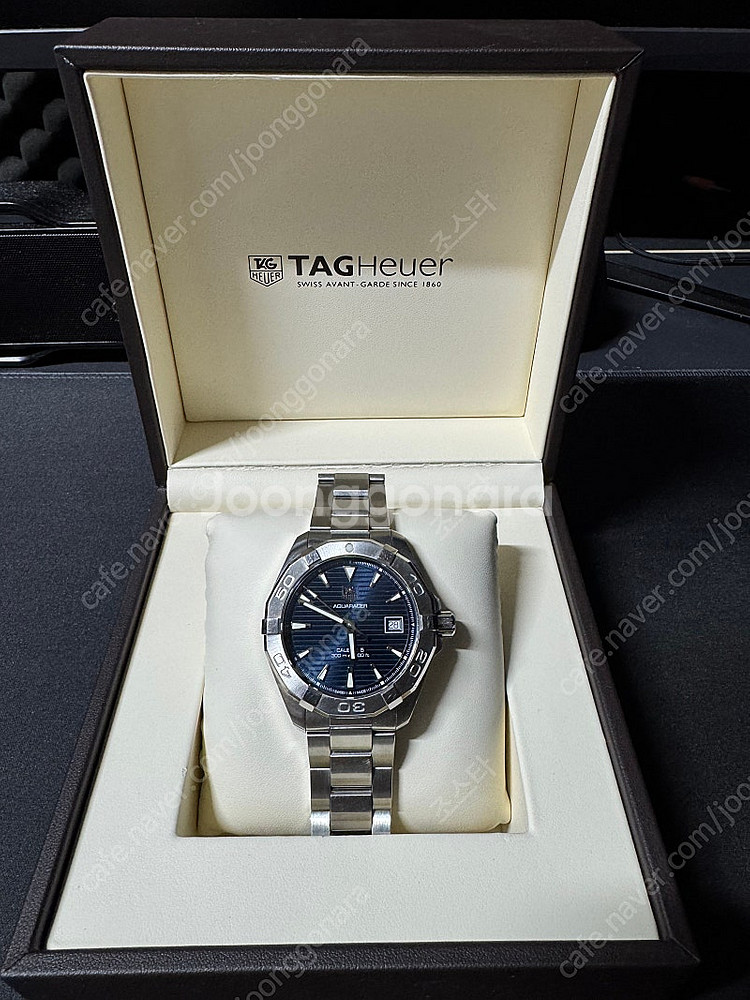 태그호이어 아쿠아레이서 300 청판 41mm 오토매틱 ...--4