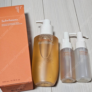 설화수 순행클렌징폼200ml +50ml+순행클렌징오일 50ml
