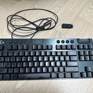 로지텍 G913 TKL 무선 게이밍키보드 청축(클릭키)