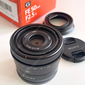 소니 FE50mm F2.5G 일본구매품