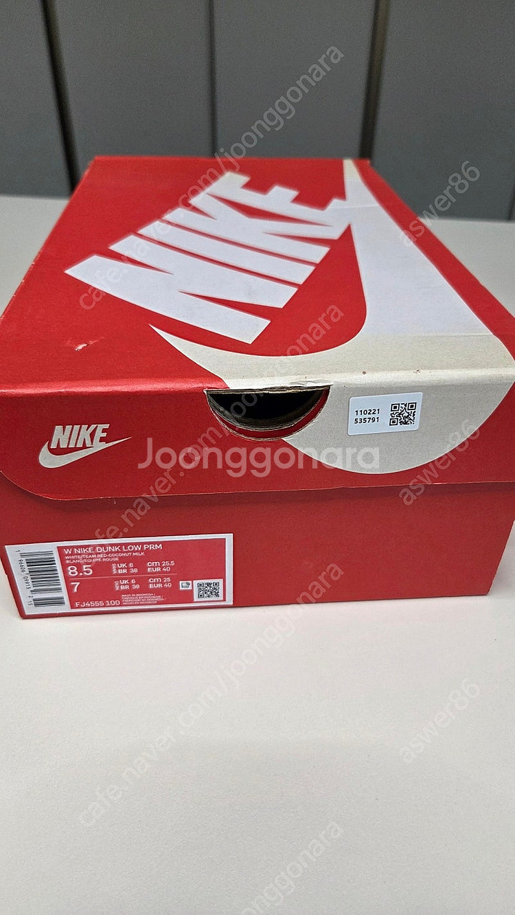 (W) 나이키 덩크 로우 레트로 프리미엄 팀 레드 앤 ...--1