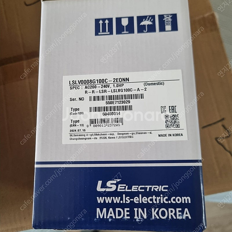 LS 인버터 G100C LSLV0004G100C 2EO...--0