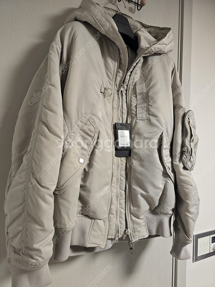 [새제품] 송지오옴므 22FW 롱후드 디터쳐블 마원 (...--2