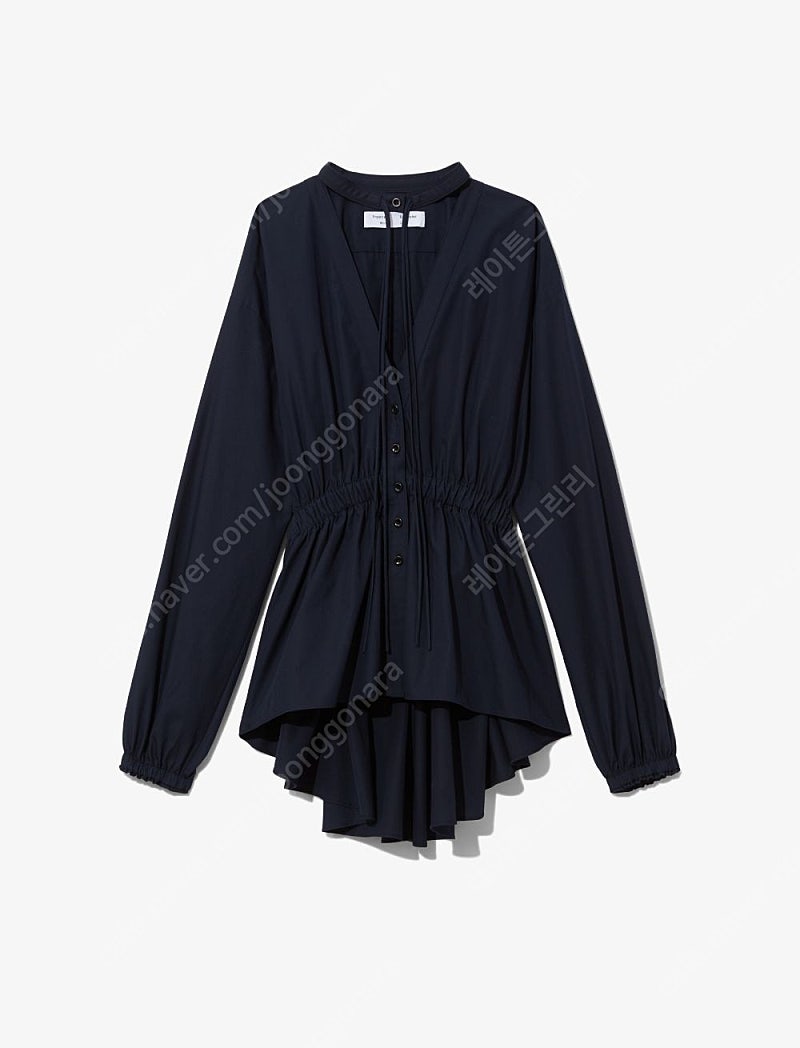 (정품)프로엔자슐러 Proenza Schouler 네이비 블라우스탑