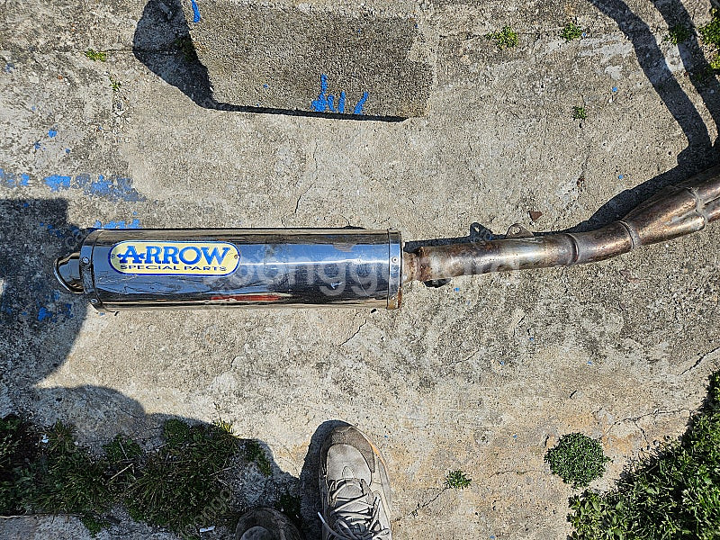 CB400SF 풀시스템 엘로우 머풀러 판매합니다--3