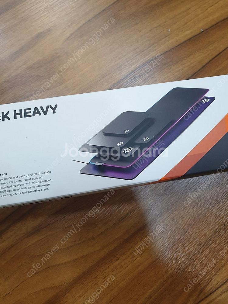 미개봉 스틸시리즈 QcK HEAVY 마우스패드 라지 팜--0