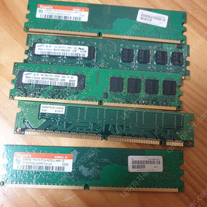 삼성 DDR2 1GB PC메모리 2개&기타