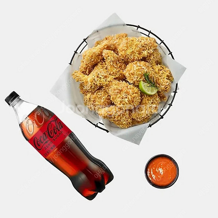 모바일 상품권) BHC 콰삭킹+코카콜라제로1.25L--0
