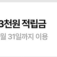우주패스 cj더마켓 3천원적립금 팝니다