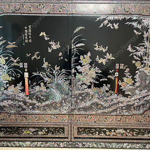 (대구) 자개장 나비장 12자 화장대 등 세트