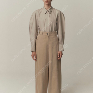 로우클래식 LOW CLASSIC 오버 슬리브 셔츠 퍼프 볼륨 소매 김고은