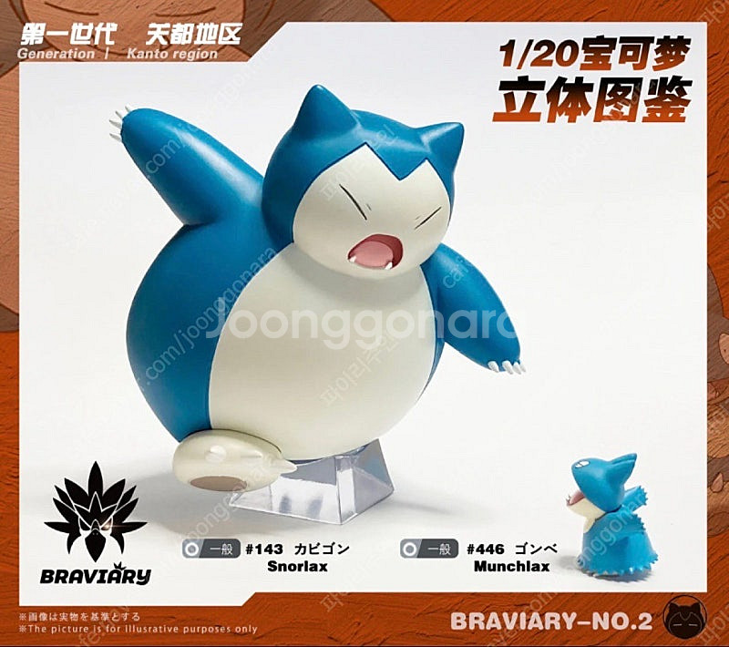 포켓몬 스케일월드 레진 braviary 잠만보 포켓몬 ...--7