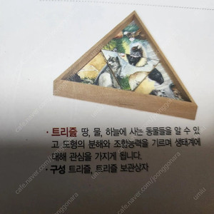 아가월드 니엔후이스 원목 동물퍼즐 트리즐(키즈에이원 애니멀아띠, 노아의 방주랑 연계)