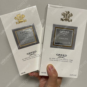크리드 스프링화이트, 히말라야, 실버마운틴워터 100ml 여자 남자 향수